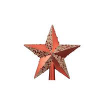 Eglės viršūnė Christmas Touch SYQD-0124130, raudona sp., 20 cm, plastikas