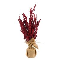 Dirbtinis augalas Christmas Touch, raudona sp., 48 cm