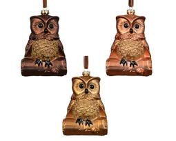 Eglutės žaisliukas Decoris Owl, ruda sp./(spalva/dizainas parenkami atsitiktine tvarka), polistirenas