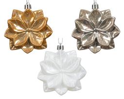 Eglutės žaisliukas Decoris Flower, įvairių spalvų/(spalva/dizainas parenkami atsitiktine tvarka), polistirenas
