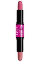 Skaistalai NYX Professional Makeup Wonder Stick, rožinė sp., 01 light peach and baby pink, 4 g