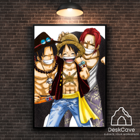 Plakatas „Piratai“ – A3 (30 × 42 cm), su medžio spalvos rėmeliu ir tvirtinimu