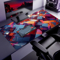 Pelės kilimėlis „Kubo dimensija“ – XL (1200 × 600 mm)