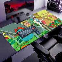 Pelės kilimėlis „Dimensijų chaosas“ – XL (1200 × 600 mm)