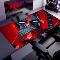 Pelės kilimėlis „Red-Mask Assassin“ – XL (1200 × 600 mm)