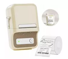 NIIMBOT B21 baltas belaidis etikečių spausdintuvas 203 dpi Bluetooth