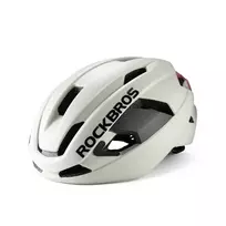 Dviračio šalmas Rockbros LK-15 Carbon Fiber 58-62cm, šviesiai pilkas