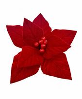 Dirbtinė gėlė, puansetija Christmas Touch, raudona sp., 26 cm x 15 cm