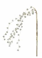 Dirbtinė šakelė Christmas Touch Clear Crystal, skaidri sp./aukso sp., 58 cm
