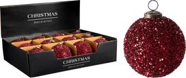 Eglutės žaisliukas A75202570, raudona sp., stiklas
