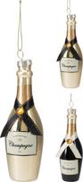 Eglutės žaisliukas Bottle, aukso sp./juoda sp./(spalva/dizainas parenkami atsitiktine tvarka), stiklas