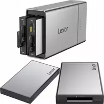 Išorinis kietasis diskas SSD Lexar Professional Workflow Go I su CFexpress 4.0 Type B skaitytuvu 2TB (F600/740/502T-2TB)