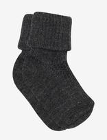 Mp Denmark - Wool Rib Baby Socks - Kūdikių kojinės - Juoda