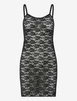Hunkemöller - Sd Allover Lace - Naktiniai marškiniai - Juoda