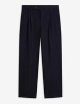 Tommy Hilfiger - Ny Pinstripe Pants - Klasikinės kelnės - Tamsiai mėlyna