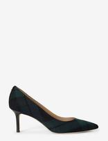 Lauren Ralph Lauren - Lanette Black Watch Plaid Twill Pump - Aukštakulniai - Tamsiai mėlyna