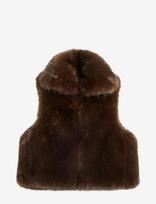 J. Lindeberg - Daria Faux Fur Ball Vest - Fleece & Teddy Vests - Ruda