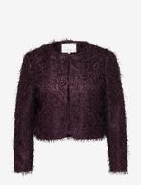 ONLY Carmakoma - Carnewlise Short Jacket Otw - Dirbtinis kailis - Burgundiška splava