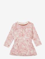 Noppies - Dress Frevent A-O Print Ls - Suknelė kūdikiui ilgomis rankovėmis - Rožinė