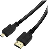 Vivanco VVVHDMI15MICRO, 1,5 m, HDMI Type A (standardinis), HDMI Type D (micro), juodas