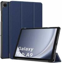 Planšetinio kompiuterio dėklas Strado Išmanusis dėklas skirtas Samsung Galaxy Tab A9 8.7 (Tamsiai mėlynas)