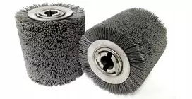 Glob Šepetys medienai sendinti, nailonas su abrazyviniu pluoštu, 125x100x19 mm (GLOB-SZG-WLOKNO-125)