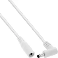 Schneider Electric InLine® DC prailginimo kabelis, kampuotas kištukas, 4,0 x 1,7 mm, baltas, 3 m