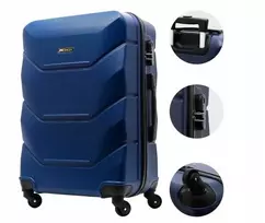 Bagia vidutinio dydžio kelioninis lagaminas su ratukais, lengvas, tvirtas, stabilus, exclusive xl