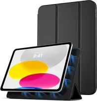 Timovo dėklas, skirtas ipad a16 11-os kartos 11 colių 2025 m., ipad 10-os kartos 2022 m. 10,9 colio, plonas magnetinis trifold stovas, apsauginis dėklas su automatiniu miego/pabudimo režimu, juodas