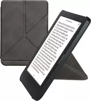 Kwmobile dėklas, suderinamas su Kobo Clara Bw/clara Colour/tolino Shine (5) / Shine Colour dėklu - dirbtinės odos dėklas - Ereader apsauginis dėklas - užvalkalas, antracito spalvos