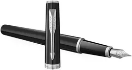 Plunksnakotis Parker Meridian Core, juodos spalvos su chromo apdaila CT, M storis