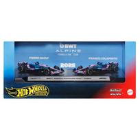 HOT WHEELS PREMIUM F1 Alpine Pierre Gasly ir Franco Colapinto bolidai (2 vnt.) (JMM96)