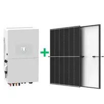 10 kW saulės elektrinės komplektas su Deye hibridiniu inverteriu + TrinaSolar saulės moduliai