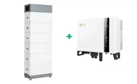 Energijos kaupimo komplektas Solis 10 kW hibridinis inverteris + BYD HVM 16,6 kWh baterijų sistema