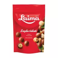 Dražė lazdyno riešutai pieniniame šokolade LAIMA, 140 g