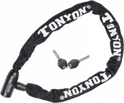 Tonyon Ty759 dviračio grandinės spyna, 1200mm, juoda