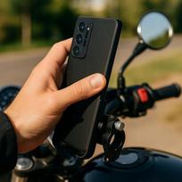 Tvirtas Aliuminio Laikiklis Telefonui Dviračiui, Motociklui 360°