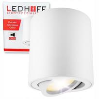 Led lubinis šviestuvas Gu10, judamas, 80x85mm, baltas, apvalus