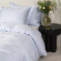 Satino patalynės komplektas SOLID Light Blue