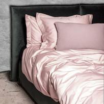 Satino patalynės komplektas SOLID Rose Quartz