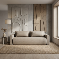 Sofa-lova Belfast (trivietė, tekstūra), 238x105 cm