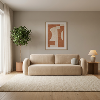 Sofa-lova Tonale (veliūras), 262x105 cm