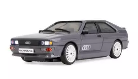 Amewi Audi quattro 1980 RC automobilis on-road/drift su giroskopu, 4WD, 1:28, RTR, pilkos spalvos
