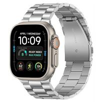 Tech-Protect Stainless nerūdijančio plieno apyrankė laikrodžiui Apple Watch 8 / 9 / 10 / 11 / 12 / SE / Ultra (44 / 45 / 46 / 49 mm), sidabrinė