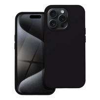 Apsauginis dėklas SILICONE, skirtas IPHONE 15 Pro, juodas