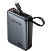 Vention Nešiojamas akumuliatorius FHGH0, 20000mAh, 45W PD PPS, dvikryptis įkrovimo kabelis, kompaktiškas, tinkamas kelionėms