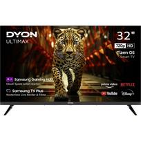 Dyon LED televizorius Ultimax 32H-TI-W D800260, 80 cm, 1366x768, 60 Hz, 180 cd/m², 2x10 W, DVB-C/S2/T/T2, 3x HDMI, 2x USB, Wi-Fi