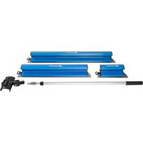 Hogert glaistymo peilių rinkinys HT3B361, 250mm, 600mm, 800mm, teleskopinė rankena 850-1500mm, lankstūs peiliai