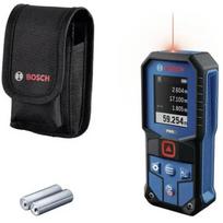 Bosch lazerinis atstumo matuoklis GLM60-31 0601075001, 60 m, ±1,5 mm, 635 nm, 2 klasė, IP65, spalvotas ekranas, 10 atminties vietų