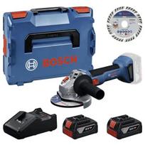 Bosch įrankių rinkinys 0615A500E7, 2x18V 4.0Ah, 125mm, akumuliatorius, įkroviklis, L-BOXX